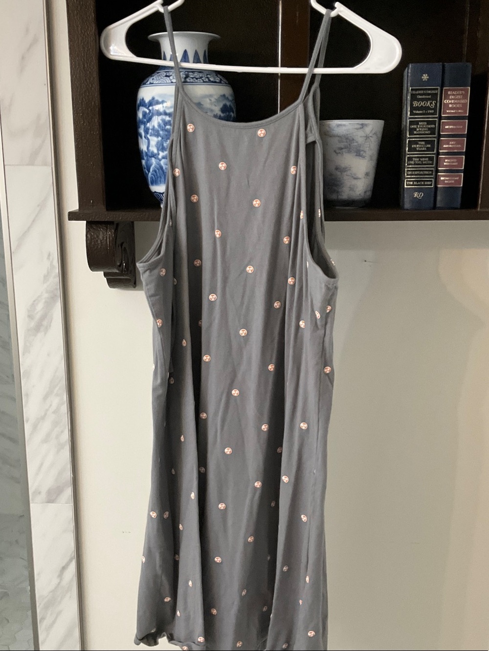 Gray Mini Dress with UT tri star  Embellishments